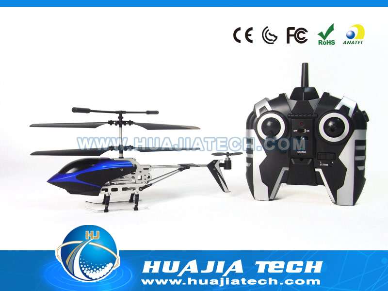 HJ100705 - 2.4G 3CH RC Alloy Helicopter With Gyro