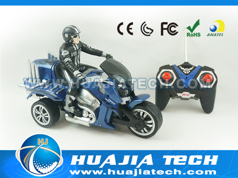 HJ115505 - 110 Scale 4CH RC Three Concept Motorcycle